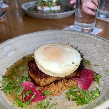 Indigenous Restaurant - Pork belly - my favorite dish of the night! - New American Near Me - Sarasota, Florida Indigenous Restaurant - Pork belly - my favorite dish of the night! - New American Near Me - Sarasota, Florida