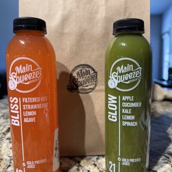 Main Squeeze Juice Co. - Bliss & Glow Cold Pressed Juices