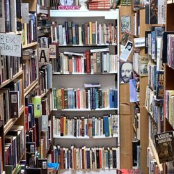 Timeless Pages...The Book Place - Classics shelf inside used bookstore
