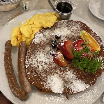 Sweet Maple - Deep fried French toast lime sausage scrambled egg - American Near Me - San Francisco, California