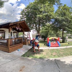 The Gumdrop Fun Shop - Blow-up jumpy house optional.