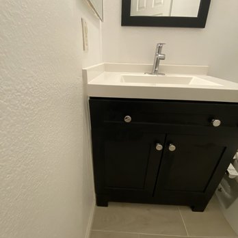 Redstar Construction - New vanity after remodel - General Contractors Near Me - Fontana, California Redstar Construction - New vanity after remodel - General Contractors Near Me - Fontana, California