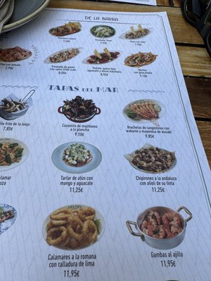 Menu photo 1 Tapa Tapa Madrid, M Menu photo 1 Tapa Tapa Madrid, M