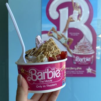 Pinkberry - Barbie (strawberry + dragonfruit) - Ice Cream & Frozen Yogurt Near Me - Palo Alto, California Pinkberry - Barbie (strawberry + dragonfruit) - Ice Cream & Frozen Yogurt Near Me - Palo Alto, California