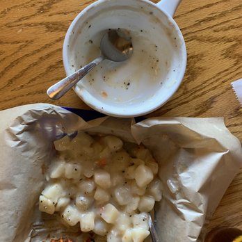 The Mariner North - Potatoes excavated from the chowder. - American Near Me - Copper Harbor, Michigan