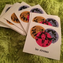 Blue Bee Printing - Our Los Sirenas stickers looking flyyy!
