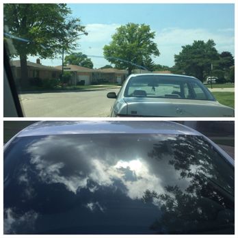Ace Auto Glass & Mirror - Before and after of my windshield. - Glass & Mirrors Near Me - Glenview, Illinois Ace Auto Glass & Mirror - Before and after of my windshield. - Glass & Mirrors Near Me - Glenview, Illinois