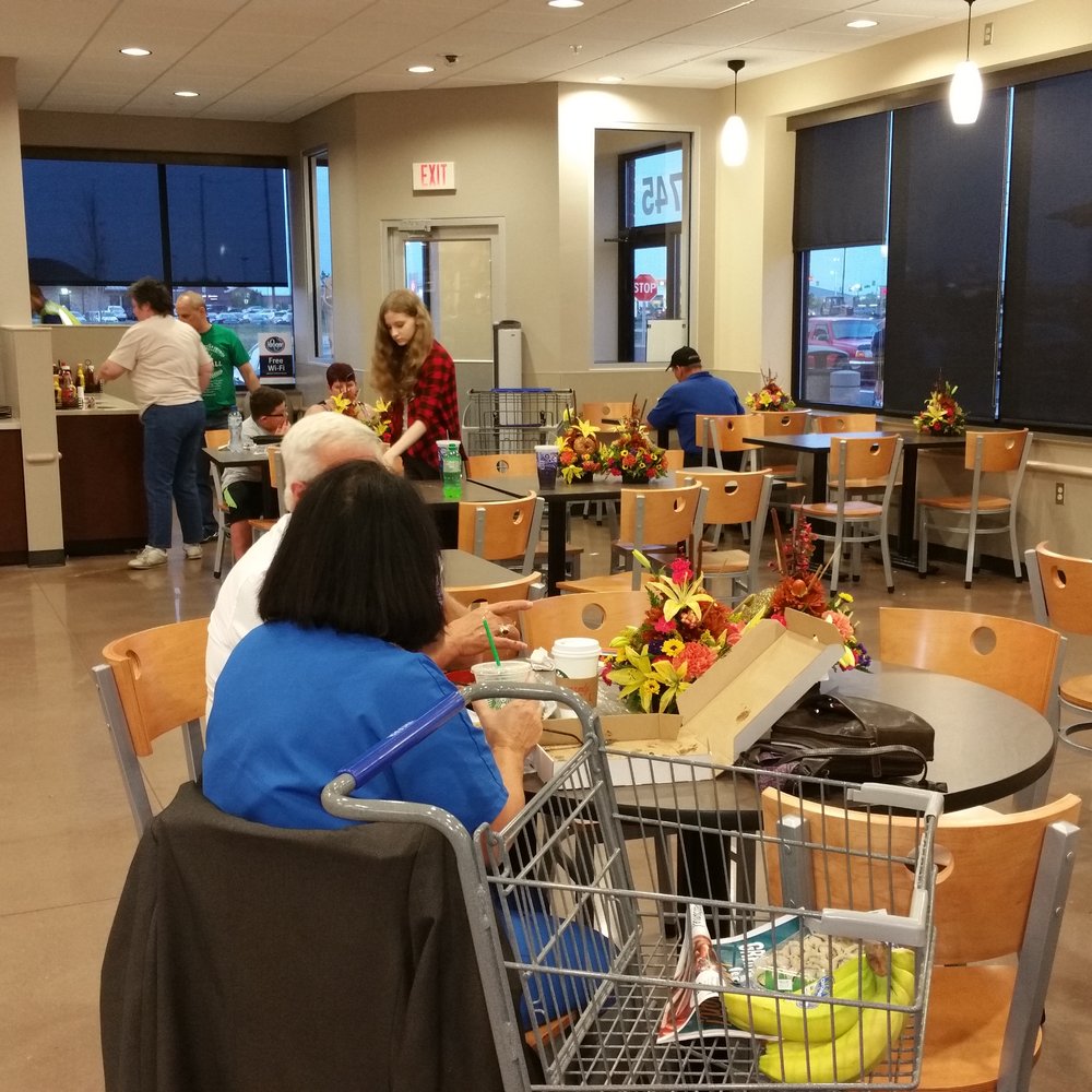 Claybrooke Commons Kroger - A Dining area to eat in since they have a nice salad bar, sandwiches, soup, a Starbucks, pizza, sushi, all kinds of stuff! - Grocery Near Me - Indianapolis, Indiana Claybrooke Commons Kroger - A Dining area to eat in since they have a nice salad bar, sandwiches, soup, a Starbucks, pizza, sushi, all kinds of stuff! - Grocery Near Me - Indianapolis, Indiana