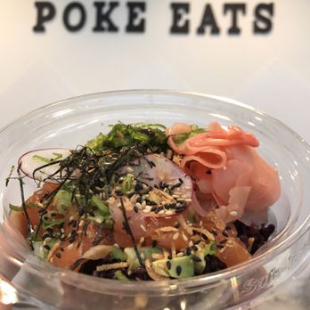 Poke Eats - Build your own bowl - salmon, avocado, seaweed salad, black rice - Sushi Bars Near Me - Toronto, Ontario Poke Eats - Build your own bowl - salmon, avocado, seaweed salad, black rice - Sushi Bars Near Me - Toronto, Ontario