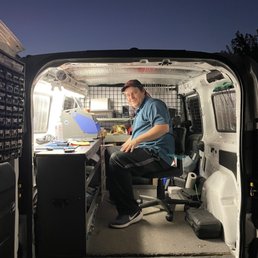 Preston at work!