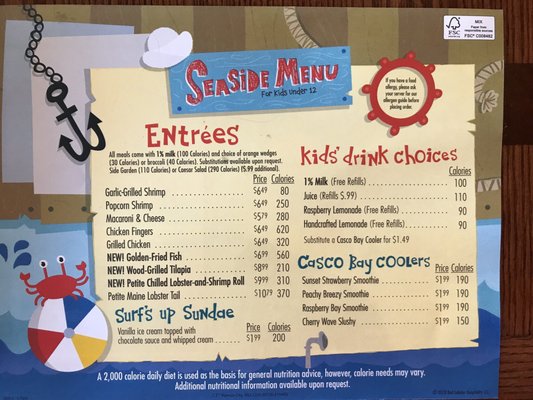 Menu photo 1 Red Lobster Columbus, OH