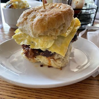 Bomb Biscuit - Hot Honey Chicken Biscuit - Breakfast & Brunch Near Me - Atlanta, Georgia