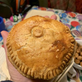 Bula Pies Fiji - A visual to show how big these pies are! They are as big as my hand. - Comfort Food Near Me - Vallejo, California