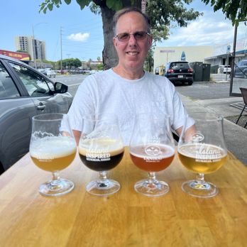 Lanikai Brewing - Beer flight on a perfect day! Aloha! - Brewpubs Near Me - Kailua, Hawaii Lanikai Brewing - Beer flight on a perfect day! Aloha! - Brewpubs Near Me - Kailua, Hawaii