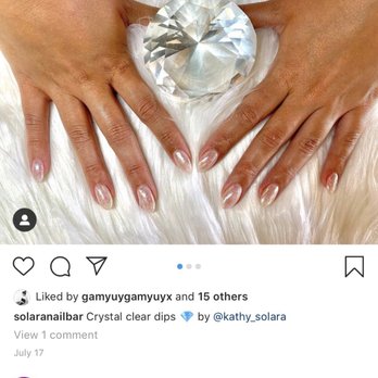 Solara Nail Bar - The picture I showed them of their own work that I wanted done. - Nail Salons Near Me - Seal Beach, California Solara Nail Bar - The picture I showed them of their own work that I wanted done. - Nail Salons Near Me - Seal Beach, California