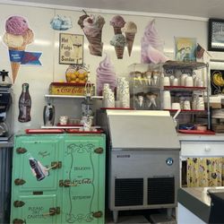Rt 16 Dairy Bar - Inside where they scoop