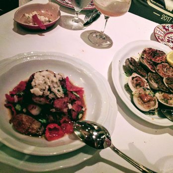 Carbone - The BEST octopus I've ever had and oysters 3 way, one with uni! - Italian Near Me - Las Vegas, Nevada
