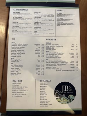 Menu photo 1 JB's on the Water Jamestown, RI