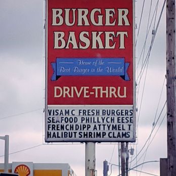 Burger Basket - Their sign we saw from the street. - Burgers Near Me - Salem, Oregon