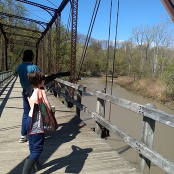 Hobuck Flats Environmental Conservation - The walking bridge across 18 Mile Creek. - Fishing Near Me - Derby, New York