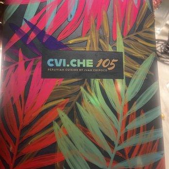 CVI.CHE 105 - Menu - Peruvian Near Me - Miami, Florida