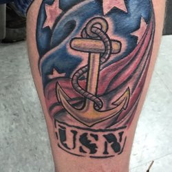 Black Forest Tattoo Company - Leg piece sone by Doni Camp.
