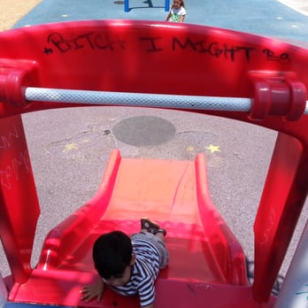 Boysen Park - Here's the proof. My son who can't read, but my 7yr old daughter right behind reading "B**** I MIGHT". Yuuup. - Parks Near Me - Anaheim, California Boysen Park - Here's the proof. My son who can't read, but my 7yr old daughter right behind reading "B**** I MIGHT". Yuuup. - Parks Near Me - Anaheim, California