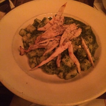 Cent'Anni - Potatoes Gnocchi I'm Pesto sauce with grilled chicken!! #Yum - Italian Near Me - Brooklyn, New York