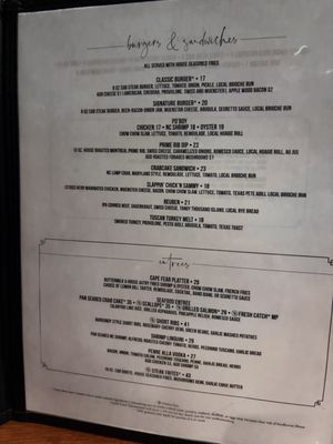 Menu photo 1 Michael's on the Waterfront Wilmington, NC Menu photo 1 Michael's on the Waterfront Wilmington, NC
