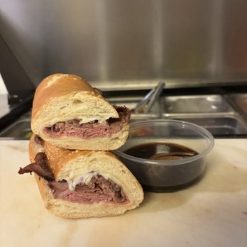 Canesa's Brooklyn Heros - #16 STILLWELL AVE. (Tuesday & Thursday Only) Toasted- Roast Beef, Melted Fresh Mozzarella Cheese, Grilled Onions and Beef Au Jus - Delis Near Me - Clayton, California Canesa's Brooklyn Heros - #16 STILLWELL AVE. (Tuesday & Thursday Only) Toasted- Roast Beef, Melted Fresh Mozzarella Cheese, Grilled Onions and Beef Au Jus - Delis Near Me - Clayton, California