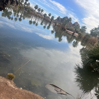 Papago Park - One of community fishing ponds - Parks Near Me - Phoenix, Arizona