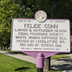 Felice Cohn Historical Marker - Felice Cohn Historical Marker, Carson City