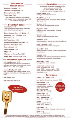Menu photo 1 P & S Family Diner Cincinnati, OH Menu photo 1 P & S Family Diner Cincinnati, OH