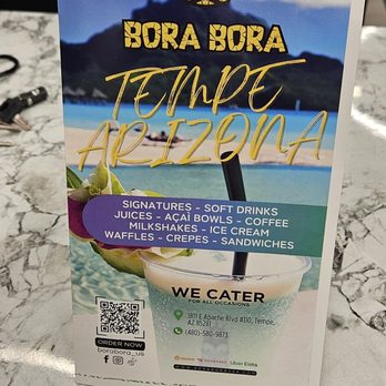 Bora Bora - The QR code menu - Bubble Tea Near Me - Tempe, Arizona