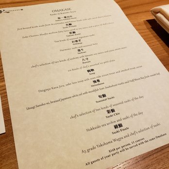 KUSAKABE - Menu - Sushi Bars Near Me - San Francisco, California KUSAKABE - Menu - Sushi Bars Near Me - San Francisco, California