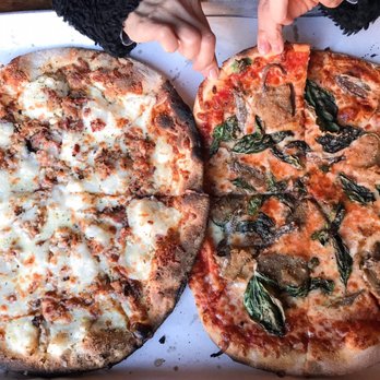 BAR - Small mashed potato bacon & small eggplant, anchovy, and extra basil! Â Follow my CT food instagram - @mcla.eats - Pizza Near Me - New Haven, Connecticut BAR - Small mashed potato bacon & small eggplant, anchovy, and extra basil! Â Follow my CT food instagram - @mcla.eats - Pizza Near Me - New Haven, Connecticut