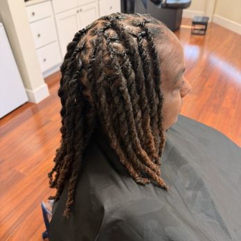 Loctology - Here is a very nice side profile pics of my beautiful two strand twist locs - Hair Extensions Near Me - Concord, California