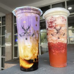 Ube Creme Brulee W/ Boba