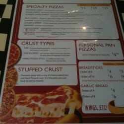 Pizza Hut - The new Menus. So simple!
