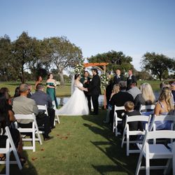 Meadowlark Golf Club - This is our wedding! We had the half moon set up