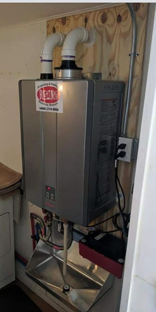 Slide of Right Now Plumbing and Heating