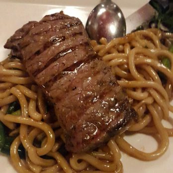 Mint Leaf Cuisine - Garlic noodles with steak - Asian Fusion Near Me - Saratoga, California Mint Leaf Cuisine - Garlic noodles with steak - Asian Fusion Near Me - Saratoga, California