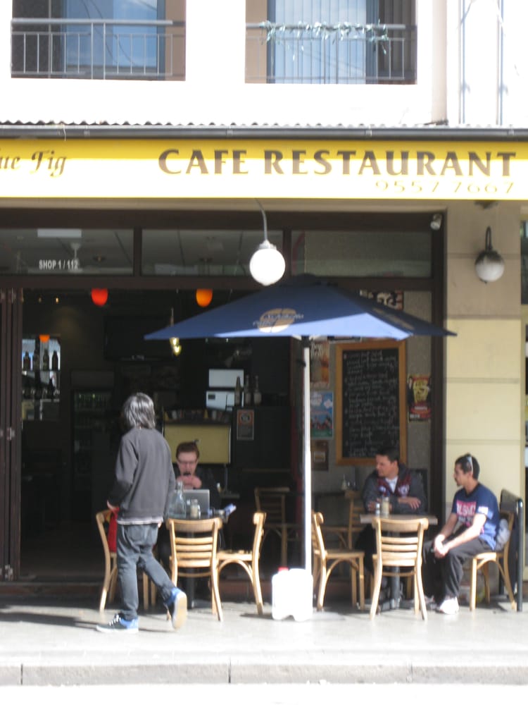 BLUE FIG CAFE Next To Theatre Newtown, Newtown New South Wales