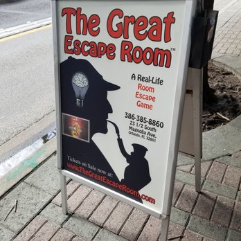 The Great Escape Room - Sign as you enter establishment. - Escape Games Near Me - Orlando, Florida
