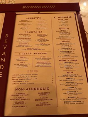 Menu photo 4 Borromini Philadelphia, PA