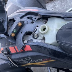 White's Cycle & Marine - Everything loose, No grips and missing coolant cap! Plus it does not even start!