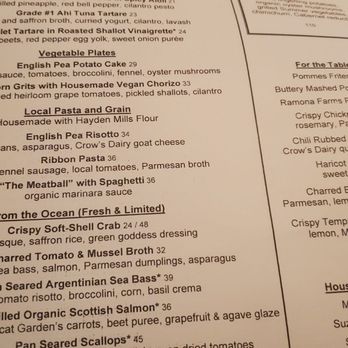 Tarbell's - Menu - New American Near Me - Phoenix, Arizona
