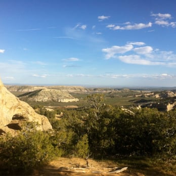 Moonshine Arch - Looking down after leaving the arch - Hiking Near Me - Vernal, Utah