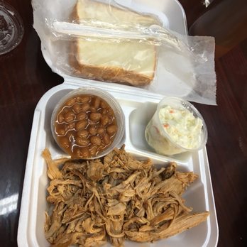 Scott's Bar-B-Que - Plate serving is plenty of pork - Barbeque Near Me - Hemingway, South Carolina Scott's Bar-B-Que - Plate serving is plenty of pork - Barbeque Near Me - Hemingway, South Carolina