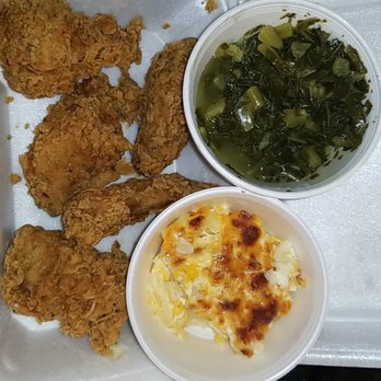 Craig's Kitchen - Wings, mac & collard greens. I believe this was $10?? - Soul Food Near Me - Vernon, Connecticut Craig's Kitchen - Wings, mac & collard greens. I believe this was $10?? - Soul Food Near Me - Vernon, Connecticut